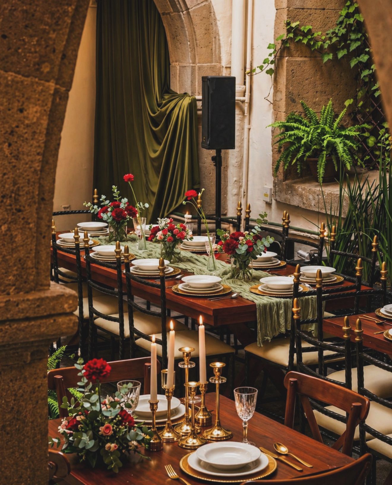Mesa decorada
